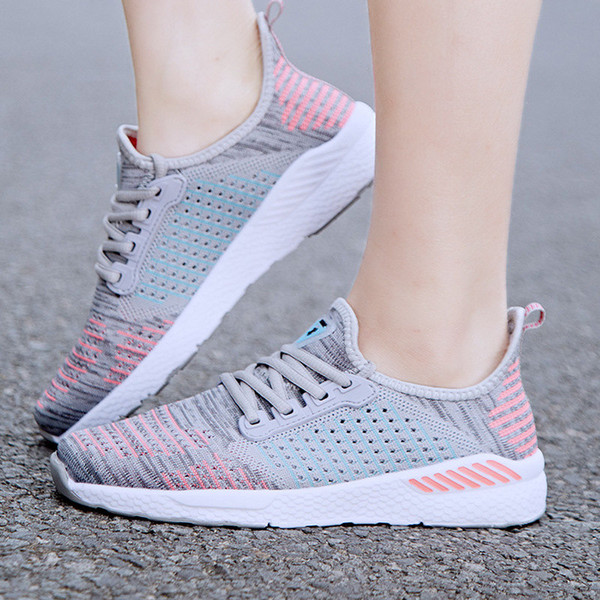 2019 Spring New Men Women Shoes Lac-up Men Casual Shoes Lightweight Comfortable Breathable Couple Walking Sneakers Feminino Zapatos