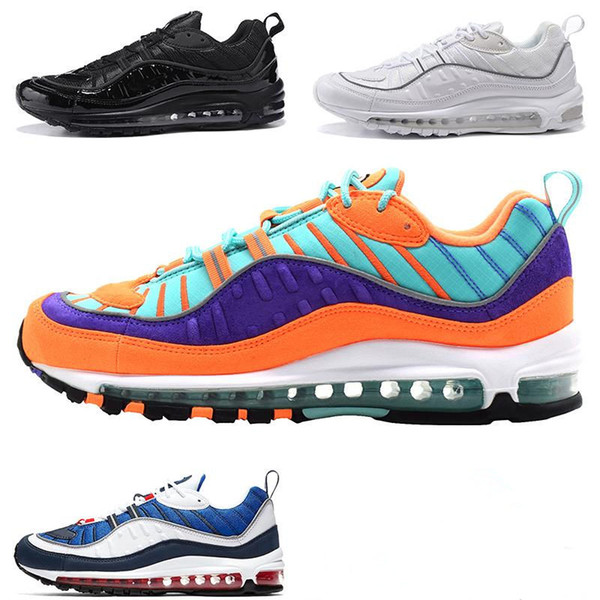 New 98 running sports shoes black white British racing blue red running casual sports shoes sports shoes size 40-46