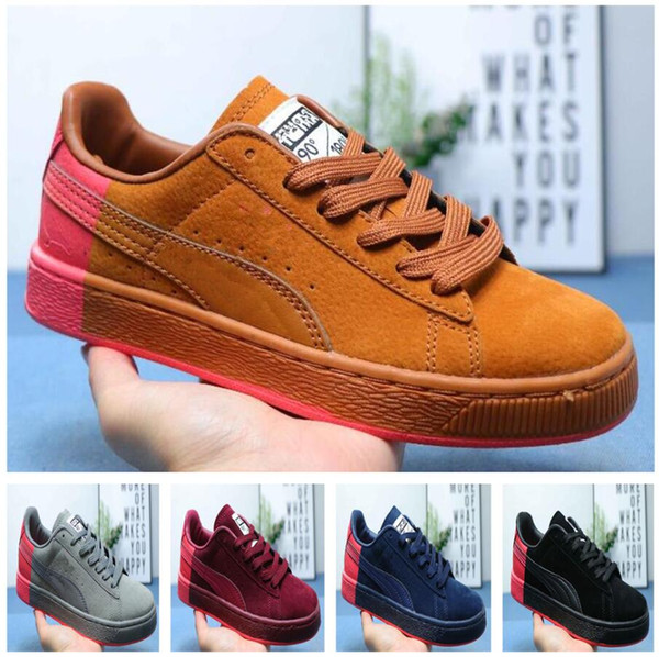 2018 hot sale Free Run Suede X Staple Sports Shoes for men women Suede X Staple Blackout Racers Roller Shoes 36-44