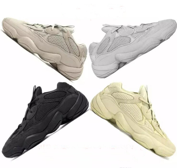 500 Blush Desert Rat 500 Super Moon Yellow running shoes 500 Salt Utility Black sneaker casual shoes with box free shipping