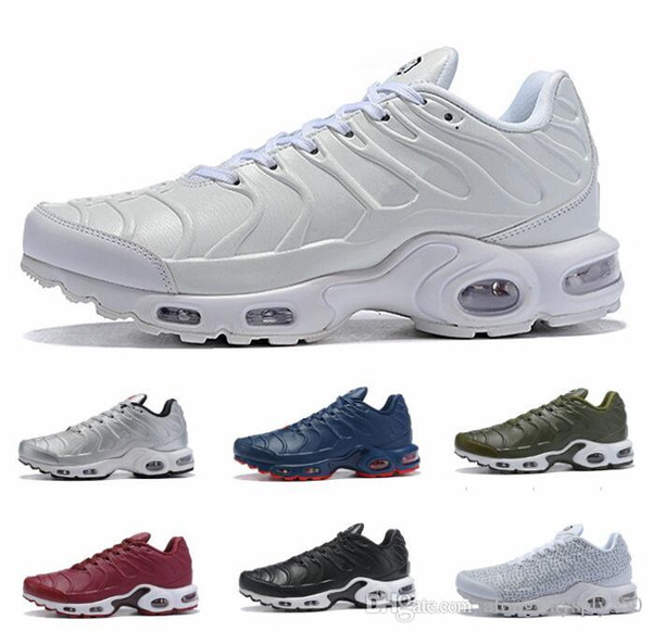 wmns Maxes PLUs TN TPU white casual Shoes For Men Sneakers Fashion Athletic Sport Shoe Hot Corss Hiking Jogging Walking silver Shoes