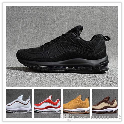 98 Mens Running Designer Shoes 2019 Men Casual Air Cushion Trainers Run Utility Outdoor High Quality Hiking Jogging Sports Sneakers 40-45