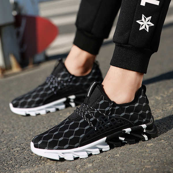 2019 Fashion Cross-border Explosive Warrior Men's Shoes Korean Thickening Platform Running Shoes Four Seasons Sports Shoes