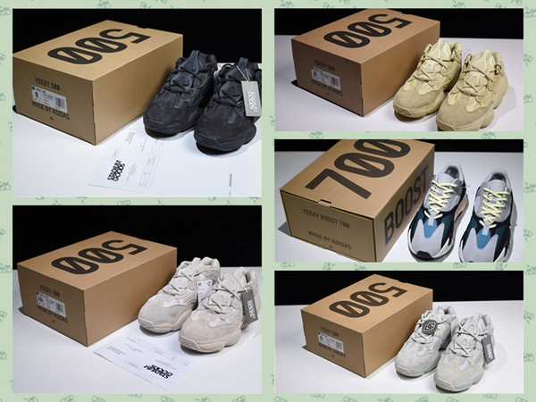 700 RUNNER EE7287 Salt fog ash 500 F36640 500 DB2908 500 DB2966 Sports Sneakers With Box Size 36-46