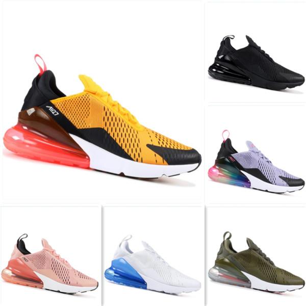 2019 New Max270 Mesh Half Palm Aircushioned Shock Absorption Sports Sneakers Max270 Mesh Men and Women Casual Sneakers