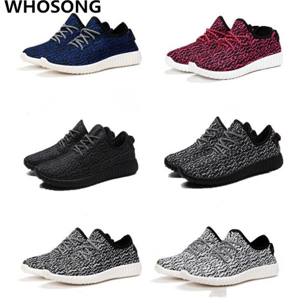 2019 Roller Shoes new men's flying woven breathable low to help the trend of casual running couple sports shoes