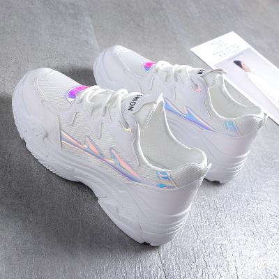 Super fire 2019 new ladies sports old shoes Korean version of the four seasons light breathable running shoes student mesh travel shoes