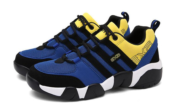 New Spring and Summer Leisure Sports Shoes of 2019 Men's Breathable Youth Mesh Large Men's Running Shoes