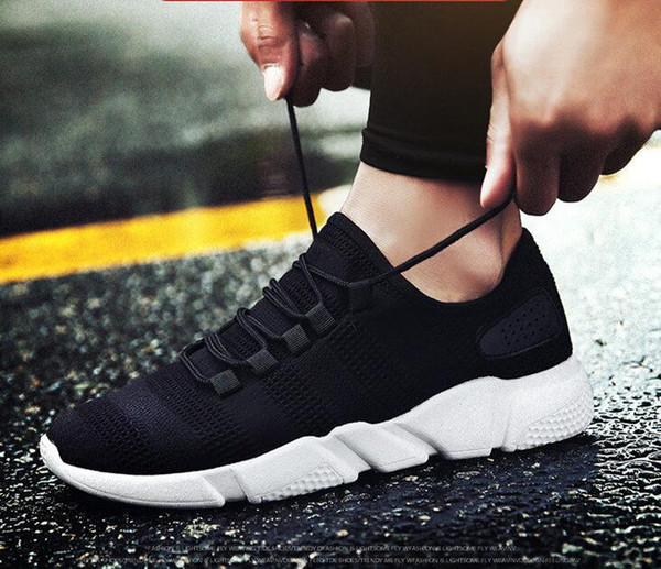 2018 new breathable Korean fashion sports leisure shoes, running shoes, trendy men's shoes