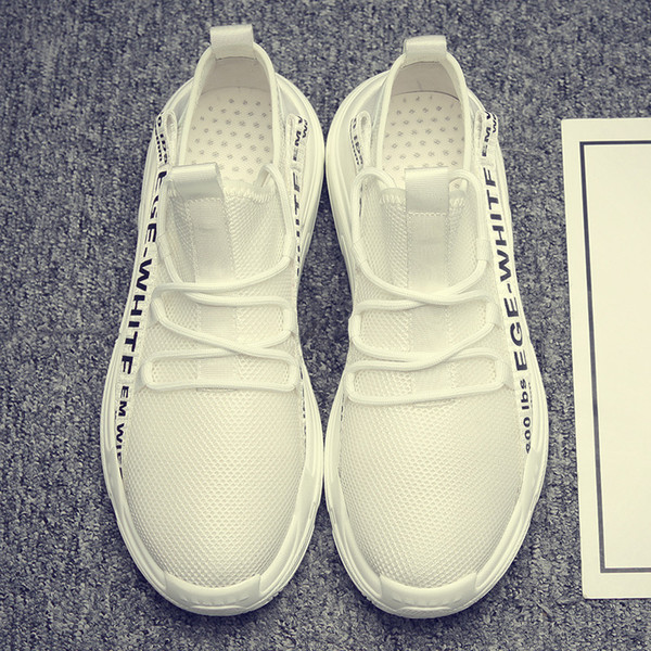 European and American summer burst tide male thick bottom increases recreational sneaker net face breathable comfortable burst go shoe