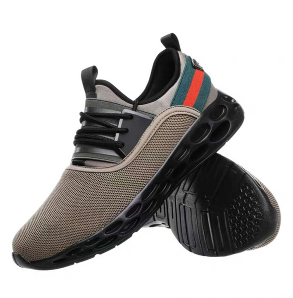 Best Quality Men's Sports Shoes Designer Menchao Zenggao Baitao College Street Shots 47 Flying Weave Mesh 46 Slip-proof Hollow-out Shoes Lei