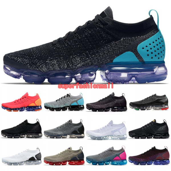 Brand New 1.0 2.0 Fly Designer Shoes Knit BHM Black White Red Orbit Running Shoes Top Men Women Sport Sneakers 36-45