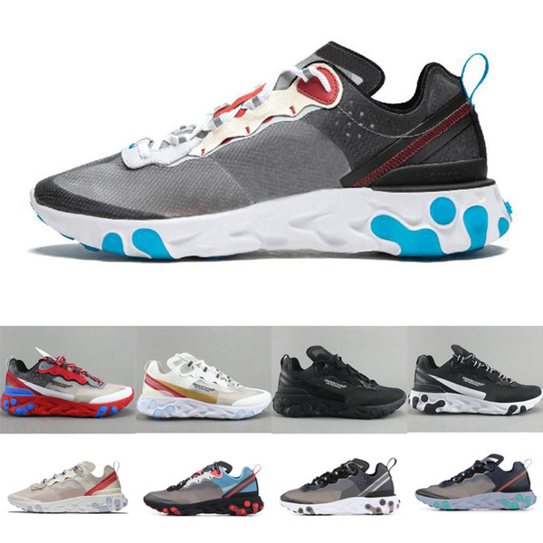 Epic React Element 87 running shoes for men women white black NEPTUNE GREEN blue mens trainer designer breathable sports sneakers size 36-45