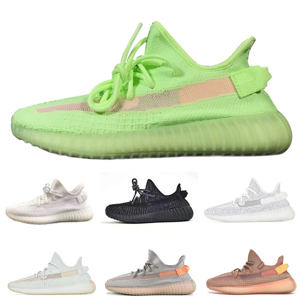 True Form Hyperspace Clay Static Mens Running Shoes Kanye West Cream White Beluga 2.0 Women Trainer Sport Sneakers Size 36-47