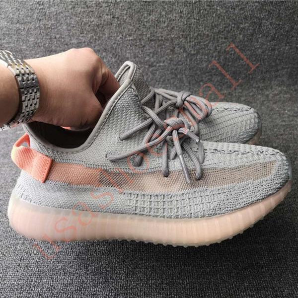 2019 3M True Form Hyperspace Clay Static Belgua Men Running Shoes Semi Frozen Zebra Bred Kanye West Women Fashion Sport Athletics Sneakers