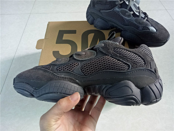 no Box Desert Rat 500 men women Running Shoes Utility Black Blush F36640 DB2908 Ultra Boots Top Quality Cheap Sneakers