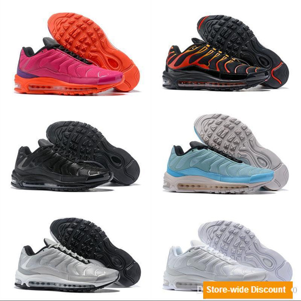 Brand New 97 Shoes TN 2 Running Shoes Trainers Sneakers Top Quality TN Plus Mens Shoes Womens Athletic Sneakers