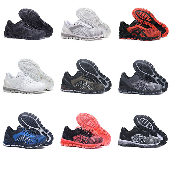 Gel-Quantum 360 KNIT Sport Shoes High Quality Knitted Unisex Lace-Up Fashion Non-Slip Breathable Running Shoes Training Shoes