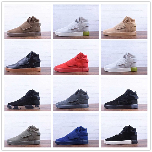 2018 Winter Tubular Invader Strap 750 Sports Running Shoes for High quality Kanye West Chaussures Fashion Casual Walk Sneakers Size 40-45