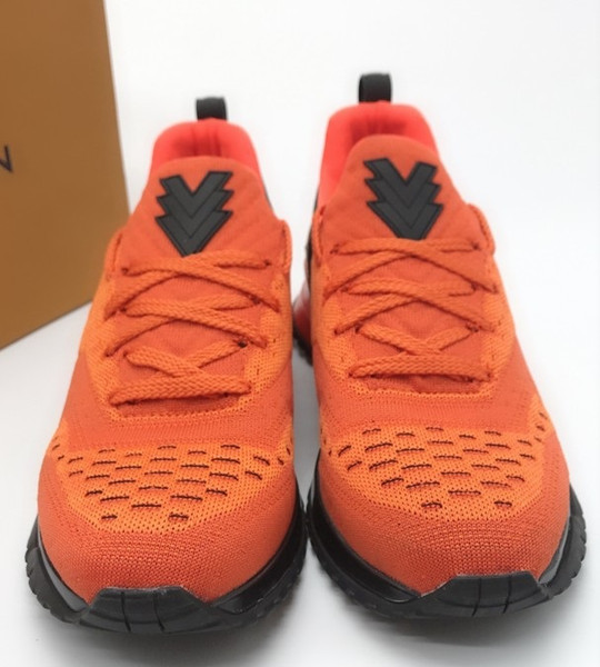 Vnr Runner with orange box shoes designer luxury sneakers men size us7-us11 man sneaker primeknit runner shoes