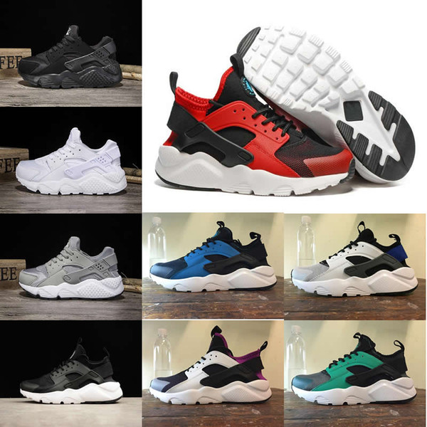 Top 2018 Huarache Ultra BR IV 4.0 Running Shoes Huraches Trainers Men Women Multicolor Breathable Triple Black Huaraches Casual Cheap Shoes
