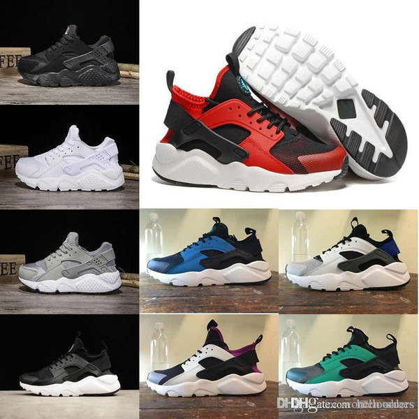 2018 Huarache Ultra BR IV 4.0 Running Shoes Huraches Trainers Men Women Multicolor Breathable Triple Black Huaraches Casual Cheap Shoes