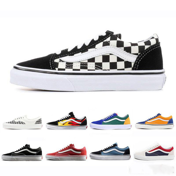 Fashion Original Old Skool Men Women Casual shoes Running Shoes black white red Trainers Yacht Club Sports Old Skool Sneakers