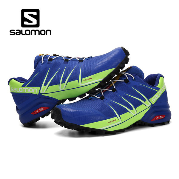 2018 New Salomon Speed Cross 3 4 CS Men Designer Running Shoes Black White Red Blue male jogging Outdoor Sport sneakers US 7-12