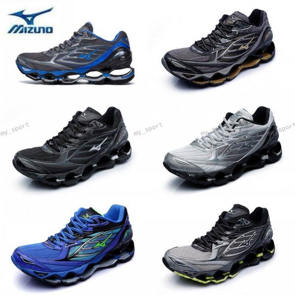 New Arrival MIZUNO WAVE PROPHECY 6 Men Designer Sports Running Shoes Sneakers Mizunos 6s Casual Mens Trainers Size 40-45 US 7-11