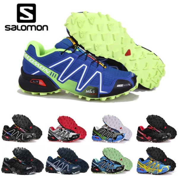 2019 New Salomon Speed Cross 3 CS III Outdoor Male Camo Red Black Sports Shoes mens Speed Crosspeed 3 running shoes zapatos hombre eur 40-46