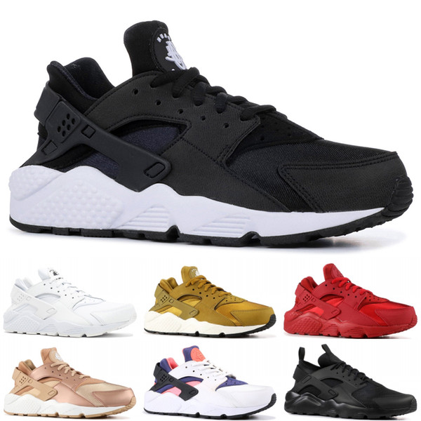 2019 Huarache 1.0 4.0 Running Shoes Men Women Top Quality Stripe Balck White Oreo Sport Shoes Designer Sneakers Trainers 36-45