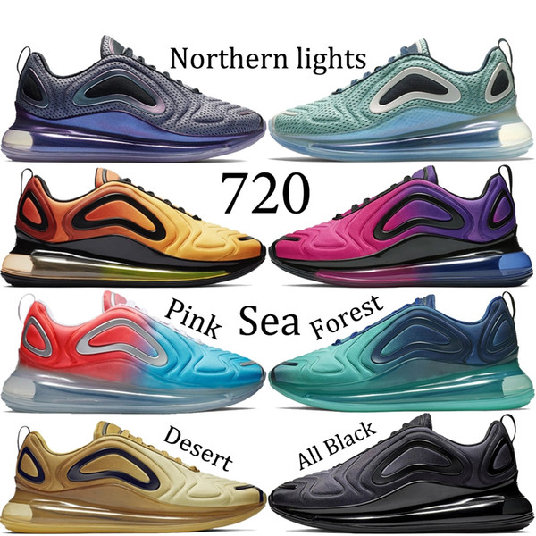 720 Running Shoes Men Women 2019 Best Quality Black White Desert Pink Sea Sport Shoes Designer Sneakers Trainers Size 40-45