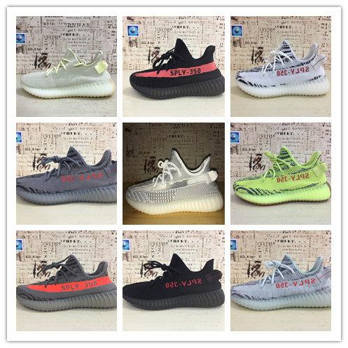 350 V2 Top Static Zebra Blue Tint Beluga Bred Butter Cream Sesame Semi Frozen Yellow Real BASF Mens Running Shoes Women Sneaker