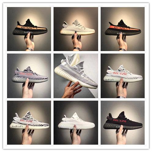 350 V2 Top Static Zebra Blue Tint Beluga Bred Butter Cream Sesame Semi Frozen Yellow Real BASF Mens Running Shoes Women Sneakers