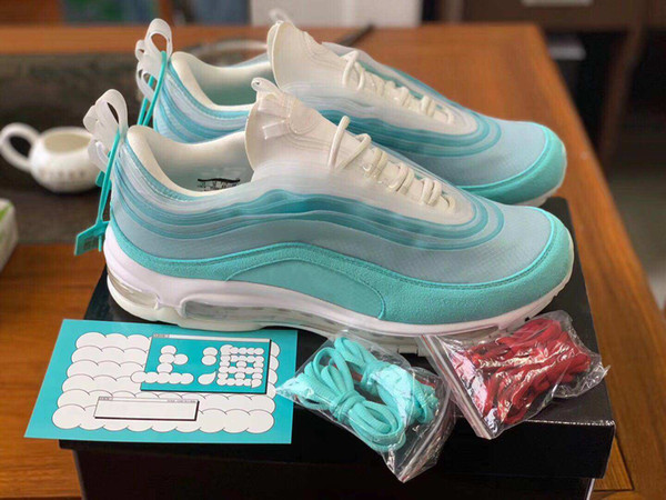 top quality New 97s SH by Cash Ru Shanghai Men Running Shoes Best Women Multi Sports Sneakers size 36-47