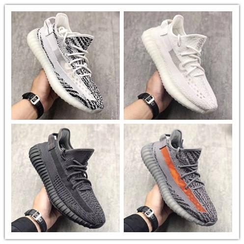 NEWEST Top Sply Black FU9161 White Static Refective Beluga in the dark Real BASF Mens Running Shoes Women Sneaker size 5.5-12.5