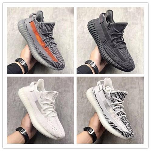 NEWEST Top Sply Black FU9161 White Static Refective EG7961 Beluga Real BASF Mens Running Shoes Women Sneaker size 36-46.5