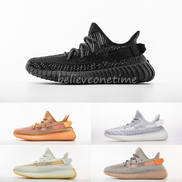 Newest 350 V2 Static Clay Sesame True Form Hyperspace Men Women Running Shoes Kanye West Beluga 2.0 Orange Bred sports Sneakers 36-45