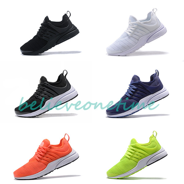 Newest Presto Mesh Black White Blue Orange Green Running Shoes For Men Women prestos Walking designer Sports Sneakers With Box Size 36-46