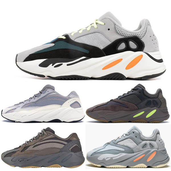 2019 700 Wave Runner Mauve Kanye West Wave Static Shoes Men Women Black White Blue Grey Sports Designer Athletics Sneakers