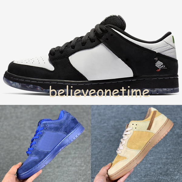 Dunk SB Low Jeff Staple Panda Pigeon Bue Moon Wheat Mens Women Shoes Lobster Diamond Casual Running Trainers Sports Skate Sneakers