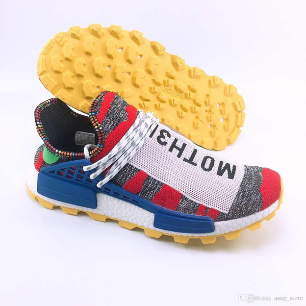 High Quality Human Race Running Shoes Nerd Solar Pharrell Williams Human Races Mens Womens Trainers Sports Sneakers size 36-47