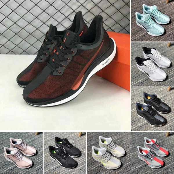 New Zoom Pegasus Turbo Barely Grey Hot Punch Black White Running Shoes Men Women React Element Zoom X Pegasus 35 Trainers Zapatos 36-45