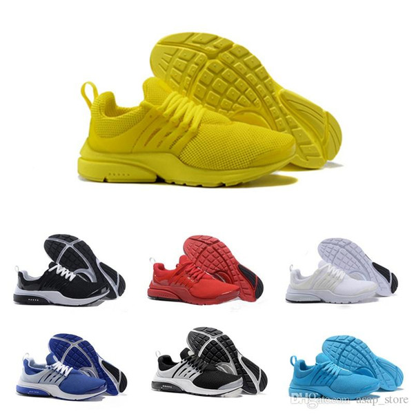 2018 Presto Yellow 5 Ultra BR QS Red Grey Black White Running Shoes Women Mens Prestos Casual Jogging designer Sneakers Size 5.5-12