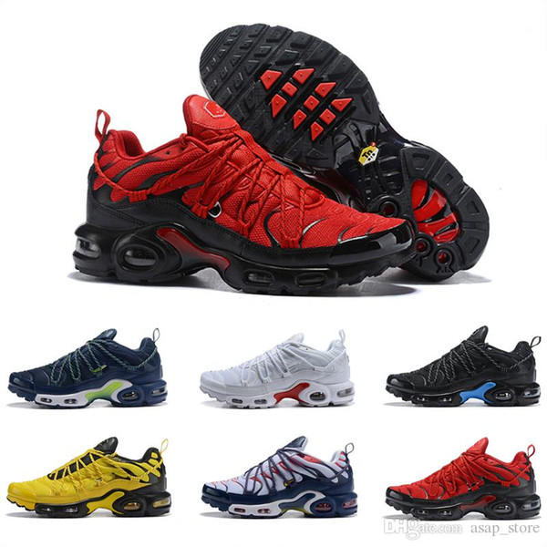 2019 Plus Tn Champagnepapi Mercurial Ultra SE Black White Orange Running Shoes Plus TN shoe Women Mens Trainers Sports Sneakers 40-46