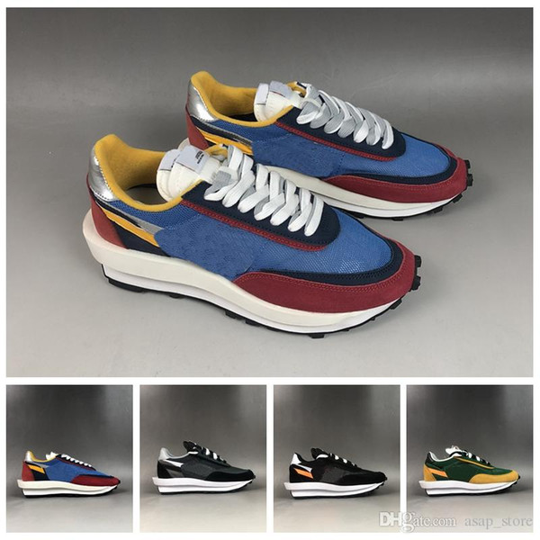 2019 UNDERCOVER x Sacai LDV Waffle Waffle Racer Running Shoes Daybreak Trainers Mens Fashion Designer Breathable Tripe S Sneakers size 36-45