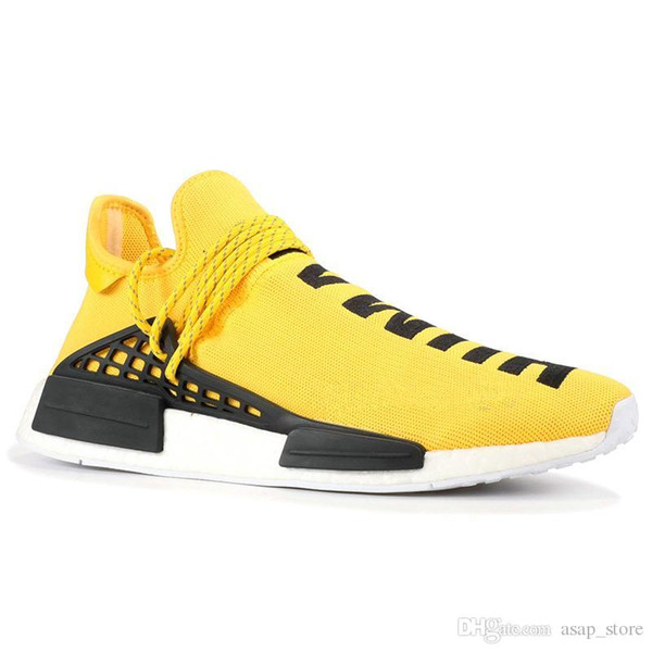 2019 Human Race Pharrell Williams X BBC Yellow Black Nerd Sports Running Shoes Men Trainers Women Designer sneakers