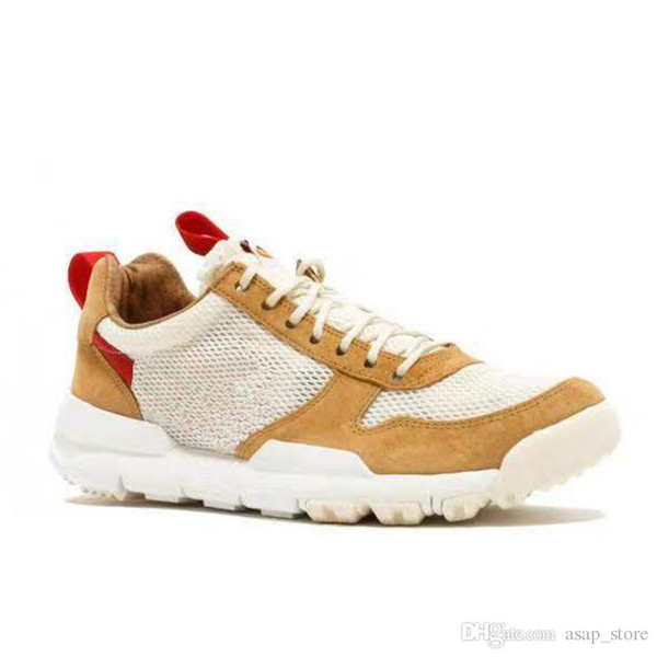 2019 Tom Sachs x Craft Mars Yard 2.0 TS NASA Mens Running Shoes Women Natural Sport Red Sneaker Designer Shoe Zapatillas Vintage