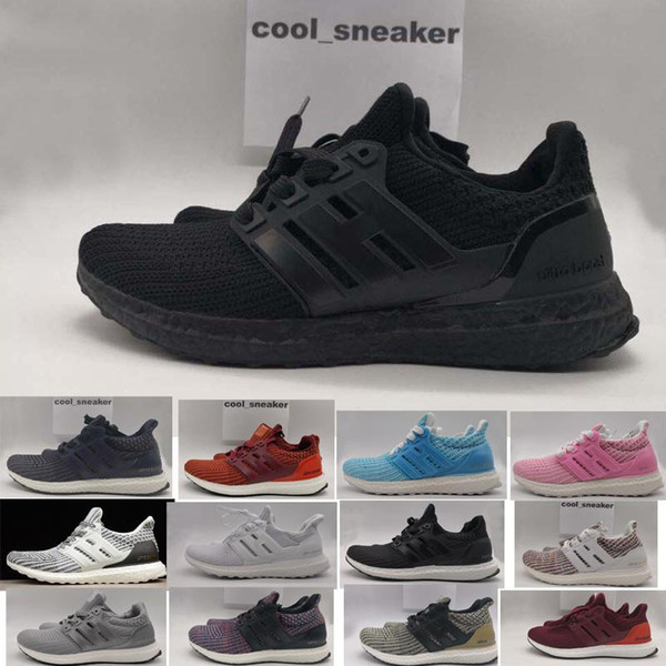 ultra 4.0 core Triple Black white MULTI-COLOR Primeknit train Runner Running sneaker sports shoes for men women Lover's