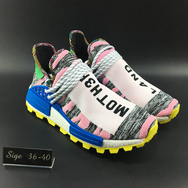 2019 mesh Pharrell Williams Human race Solar Pack Sneaker MEN'S & Women's lover Running designer train Sport Shoes